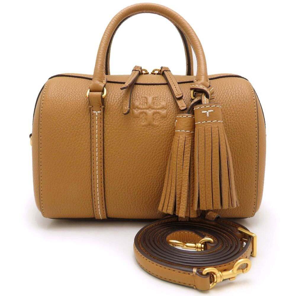 Tory Burch Thea Mini Satchel 146449-221 Handbag Leather Tiramisu Outlet Women...
